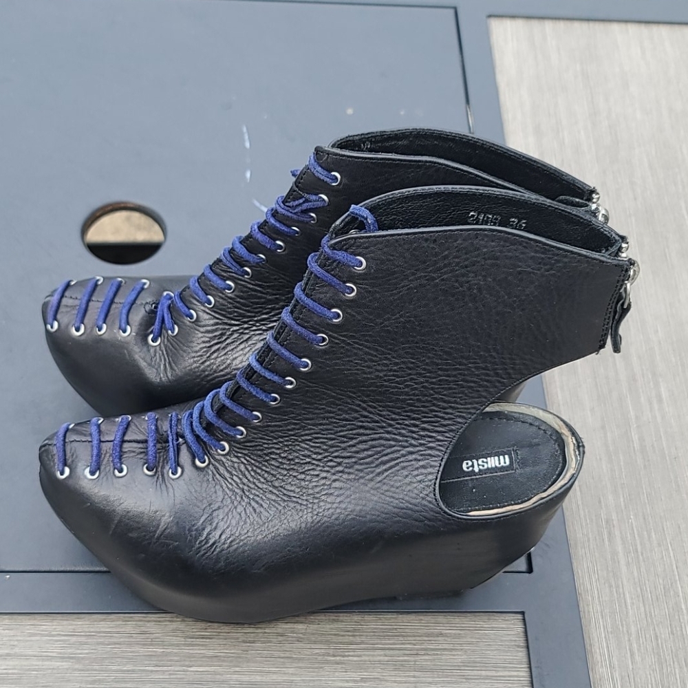 Miista lace open back plaform shoe 36 - Picture 2 of 6